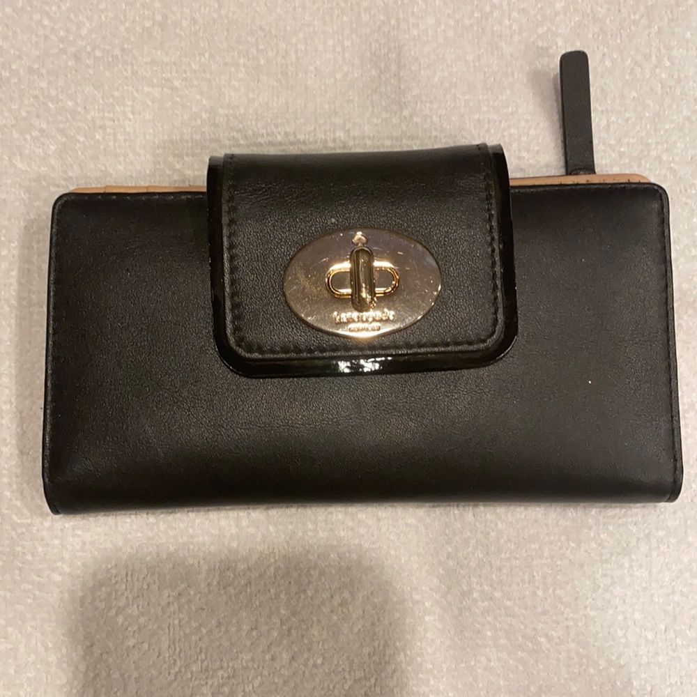 NWT Black Kate Spade Wallet